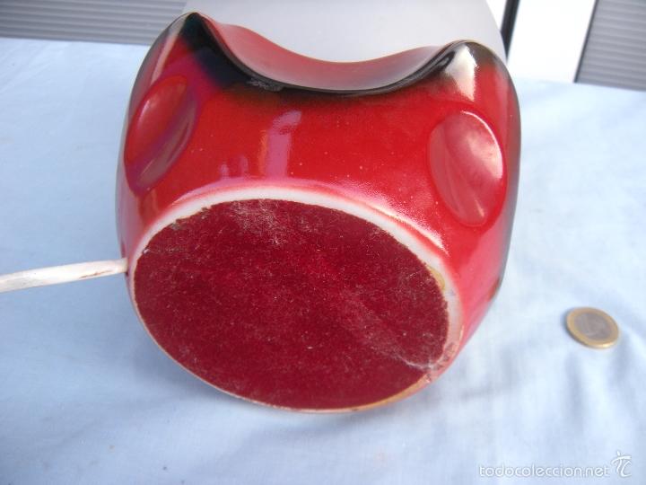 Vintage: L&Aacute;MPARA CER&Aacute;MICA DE SOBREMESA - Foto 5