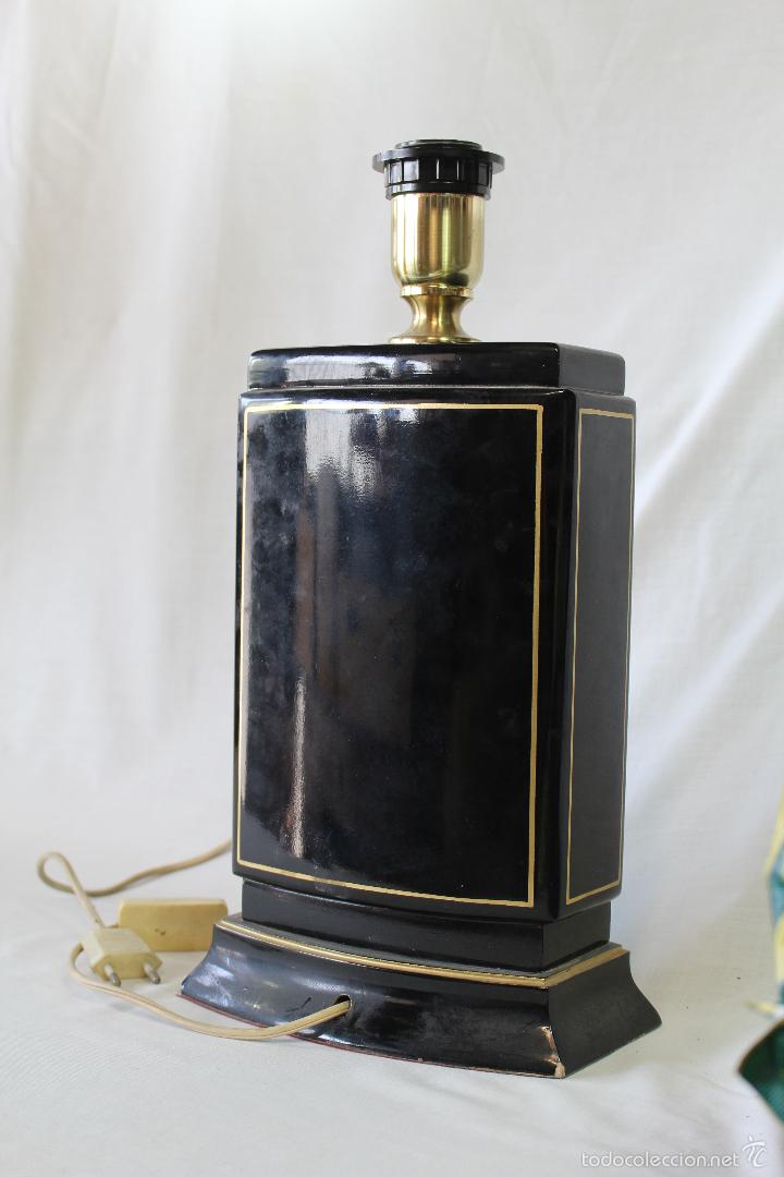 Vintage: pie de lampara en ceramica - Foto 3