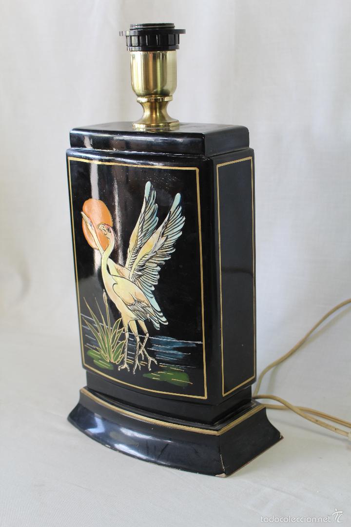 Vintage: pie de lampara en ceramica - Foto 5