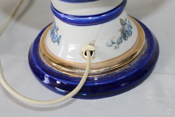 Vintage: pie de lampara en ceramica - Foto 4