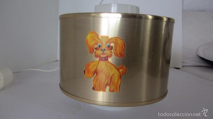 Vintage: LAMPARA DE TECHO INFALTIL - RETRO , VINTAGE . . . - Foto 2