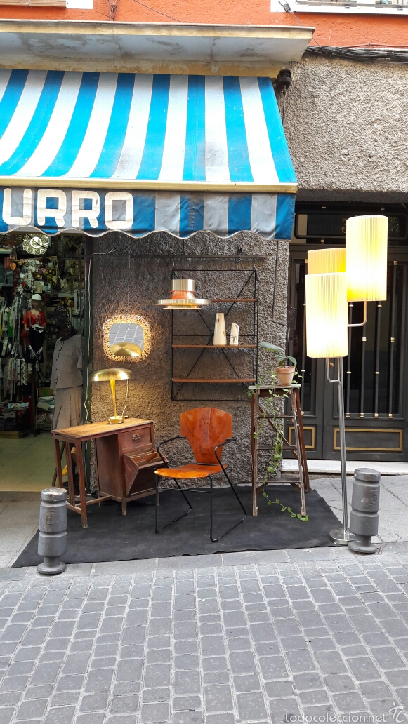 Vintage: Lampara metalarte seta espectacular - Foto 5