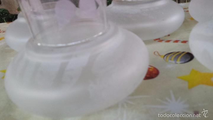 Vintage: antiguo juego de 5 tulipas - Foto 4