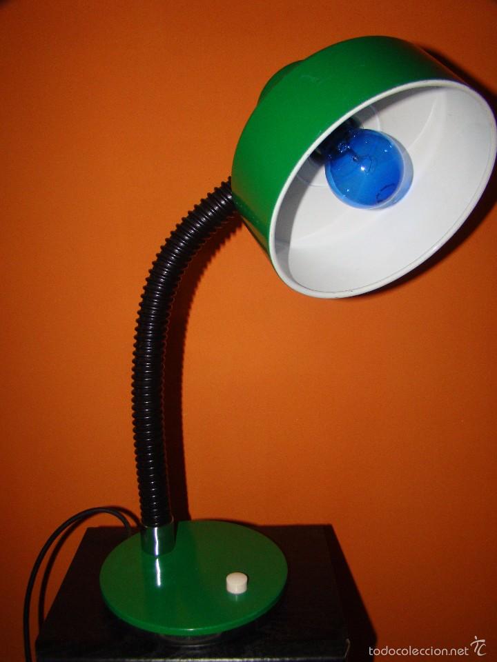 Vintage: Antigua lampara flexo de escritorio - Foto 2
