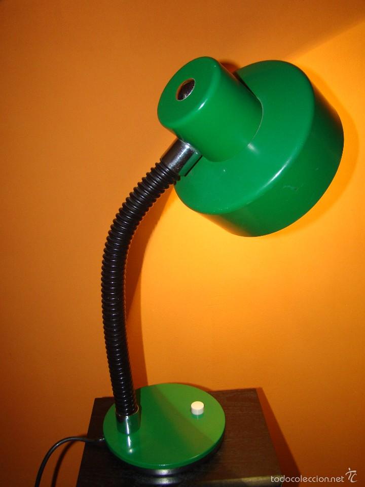 Vintage: Antigua lampara flexo de escritorio - Foto 3