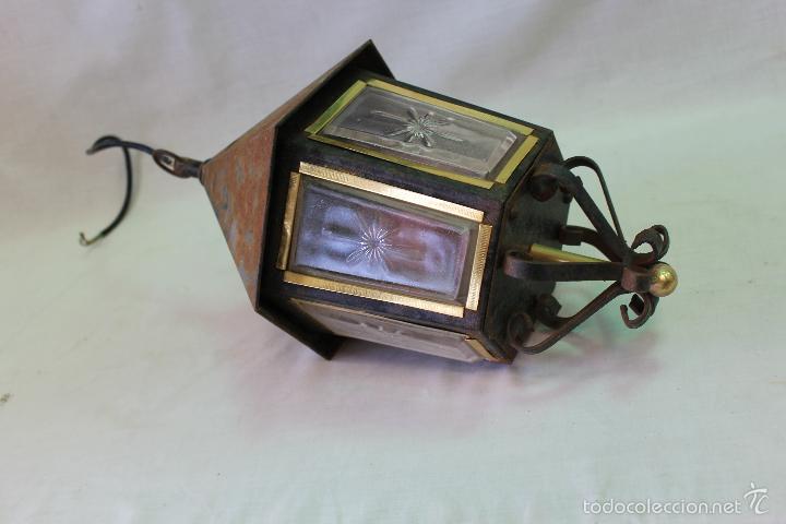 Vintage: lampara farol de techo - Foto 4