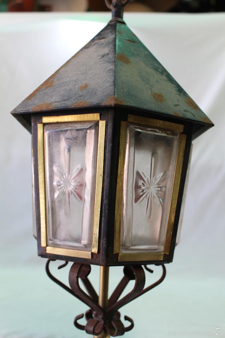 Vintage: lampara farol de techo - Foto 1