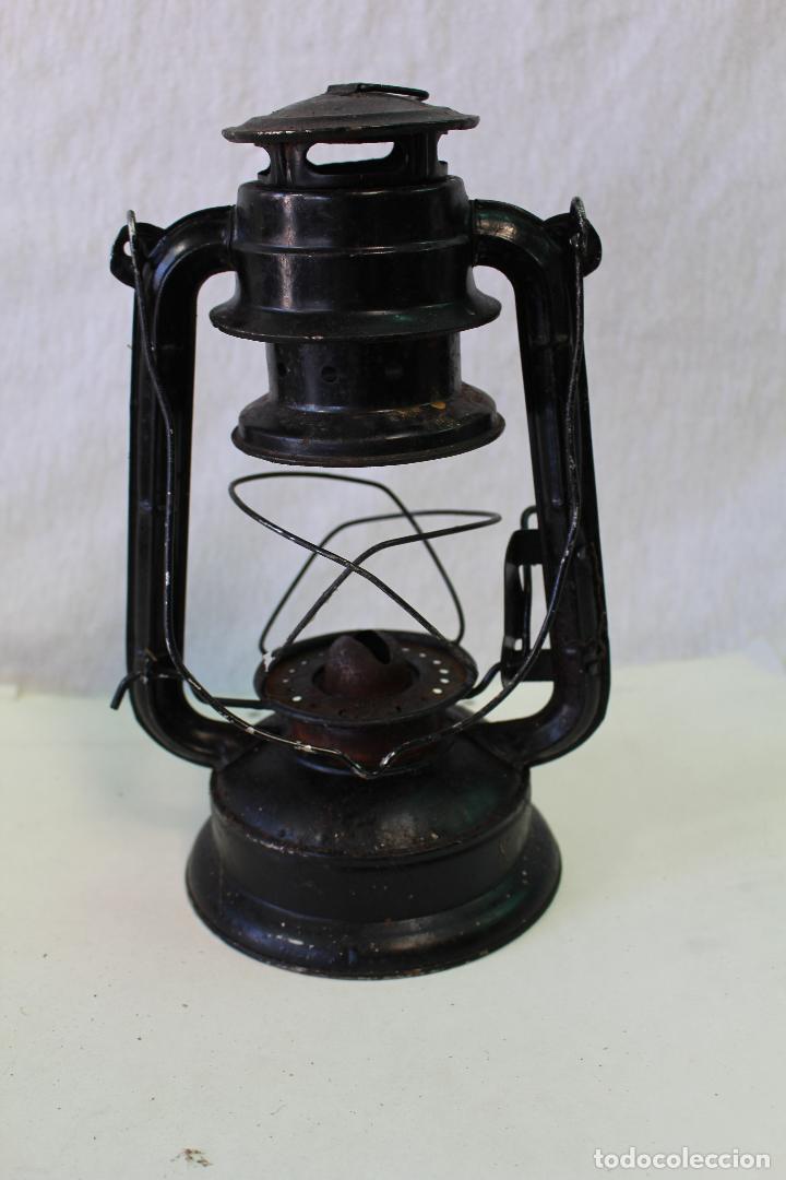 Vintage: farol quinque en metal sin tulipa - Foto 1