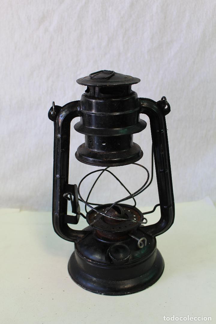 Vintage: farol quinque en metal sin tulipa - Foto 2
