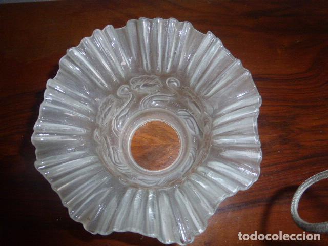 Vintage: TULIPA DE CRISTAL MATE PARA LAMPARA - Foto 5
