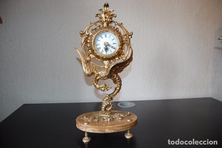 Vintage: Reloj y candelabro - Foto 3