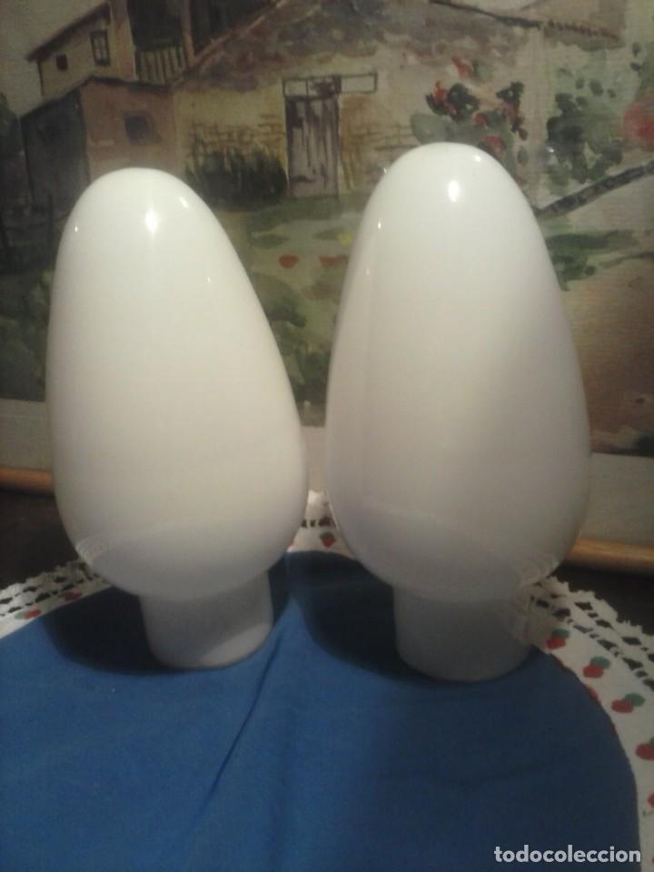 Vintage: LOTE 2 GLOBOS -LAMPARA . - Foto 2