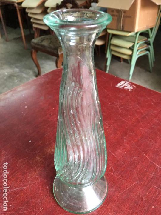 Vintage: CANDELABRO DE VIDRIO 26 CMS. - Foto 2