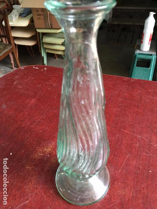 Vintage: CANDELABRO DE VIDRIO 26 CMS. - Foto 4
