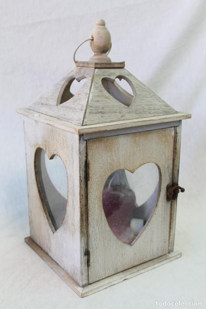 Vintage: farol en madera - Foto 3