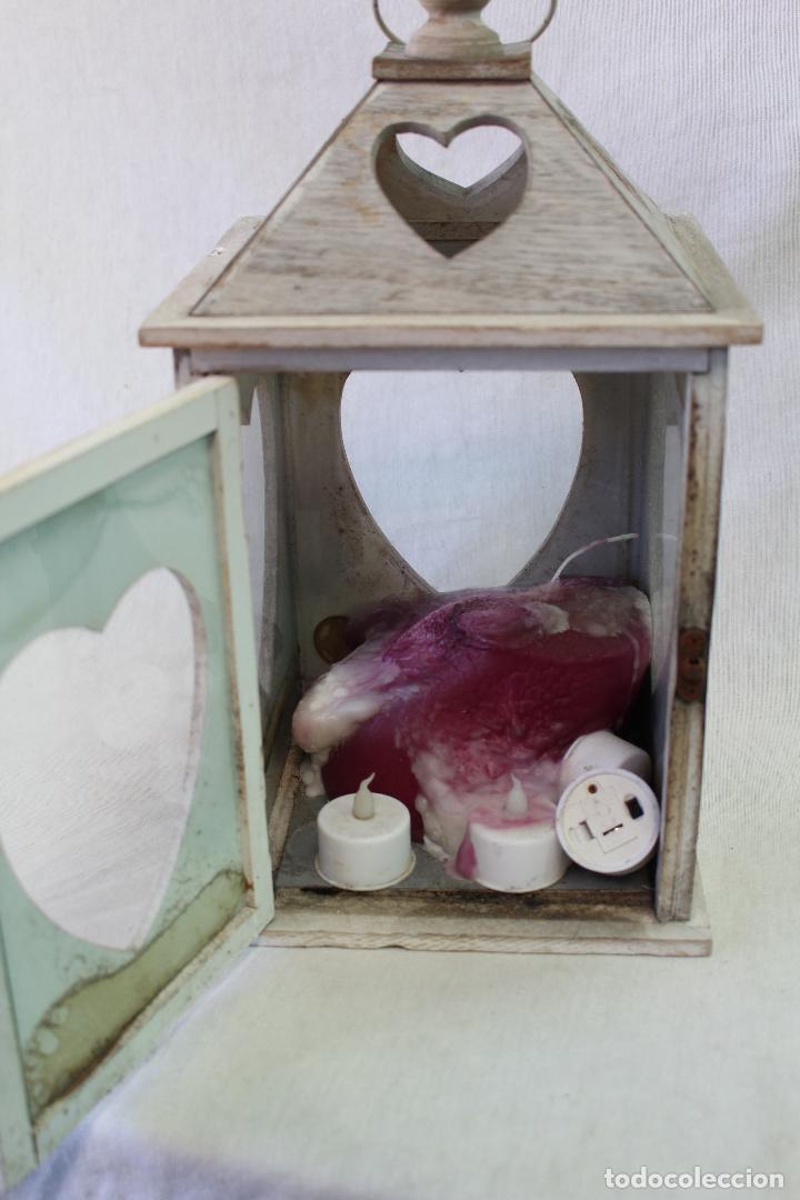 Vintage: farol en madera - Foto 4