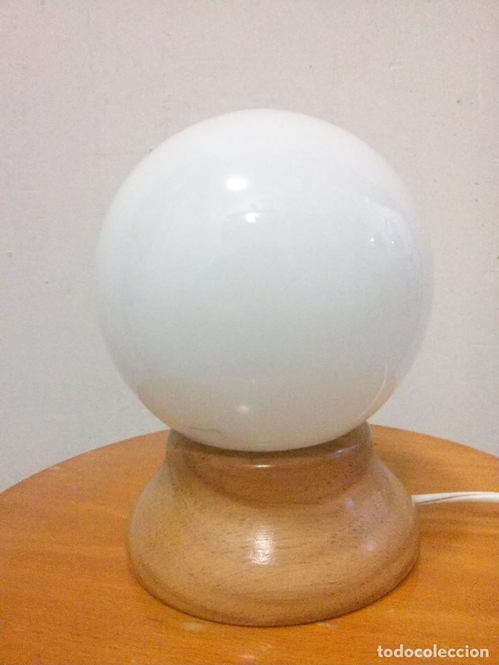 Vintage: L&aacute;mpara de globo sobremesa - Foto 1