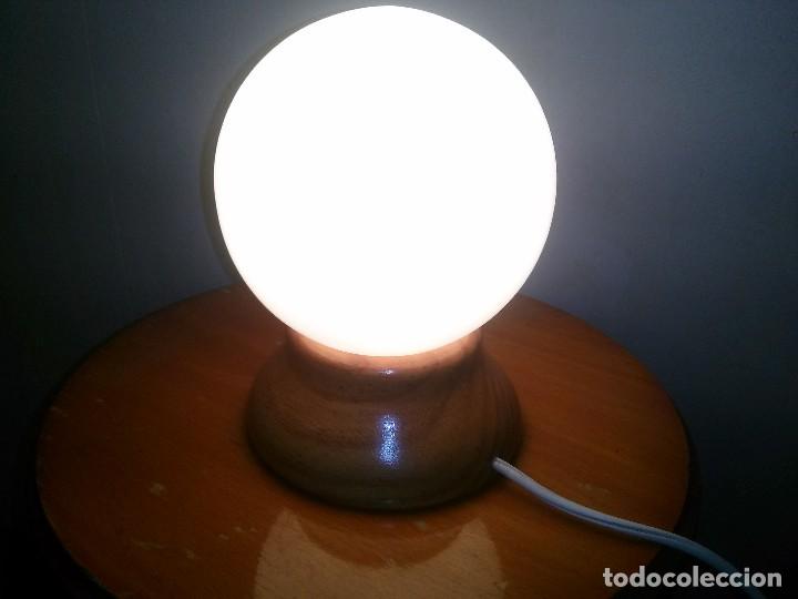 Vintage: L&aacute;mpara de globo sobremesa - Foto 2