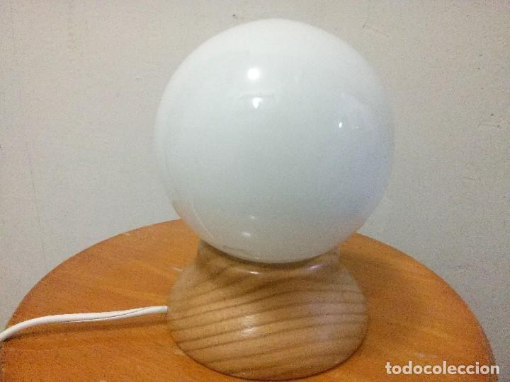 Vintage: L&aacute;mpara de globo sobremesa - Foto 3