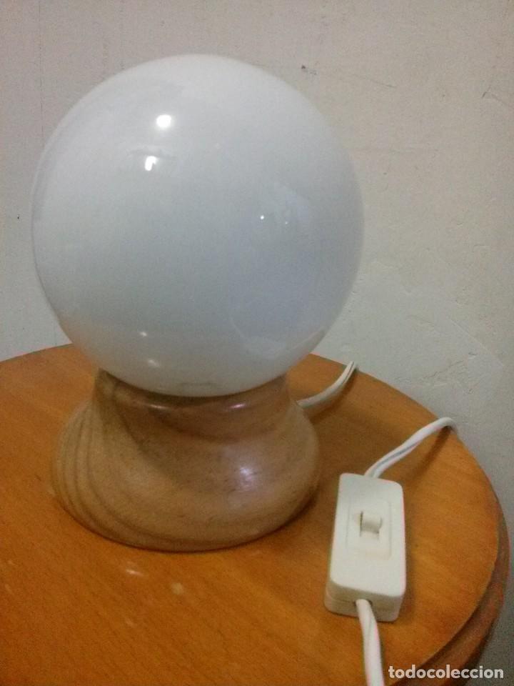 Vintage: L&aacute;mpara de globo sobremesa - Foto 4