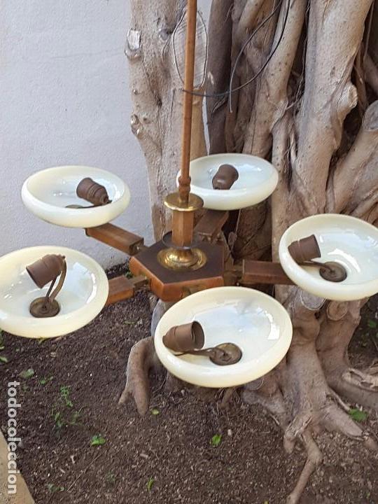 Vintage: L&aacute;mpara de techo art deco - Foto 5