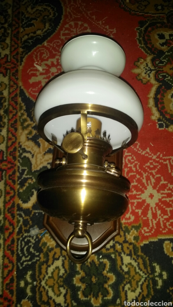 Vintage: OFERTA L&aacute;mpara de queroseno. - Foto 1