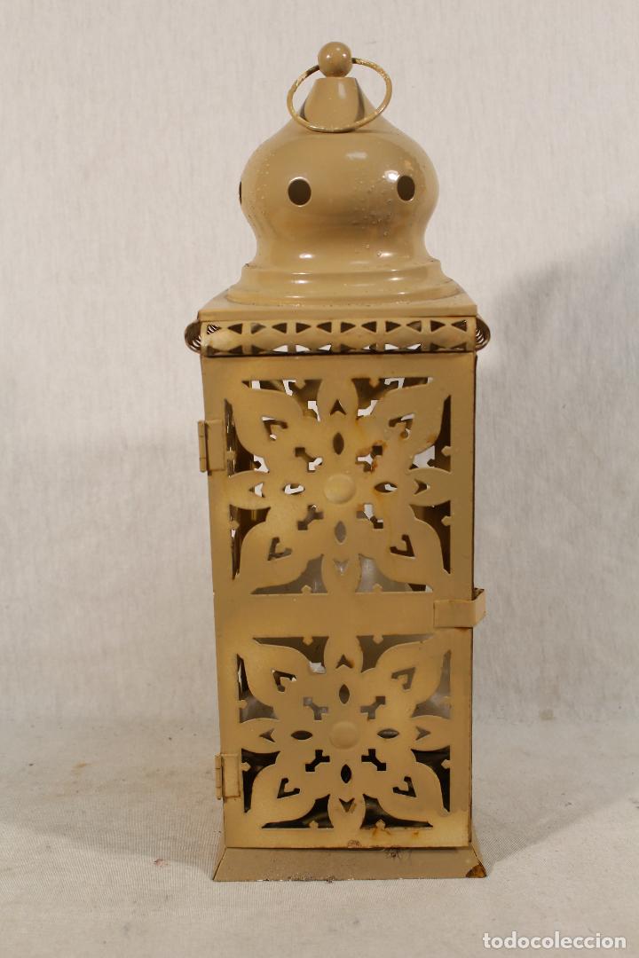 Vintage: farol en metal repintado - Foto 3