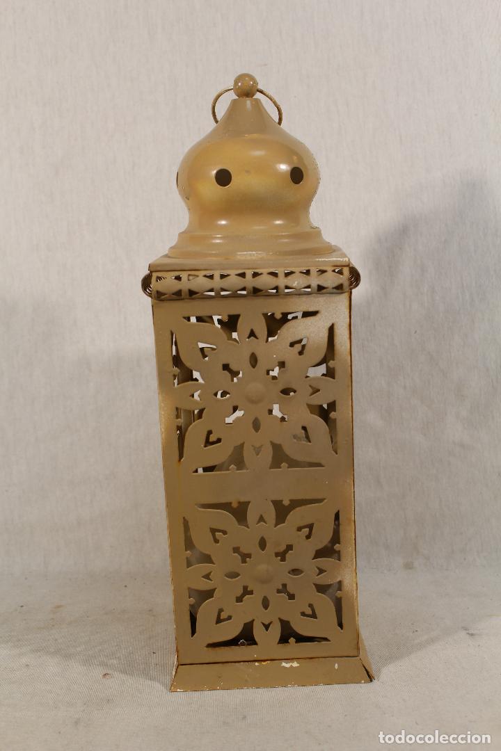 Vintage: farol en metal repintado - Foto 4