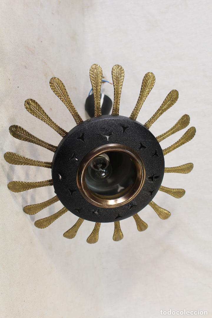 Vintage: lampara de techo en metal - Foto 1