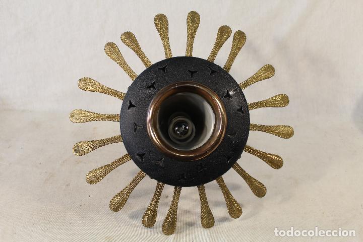 Vintage: lampara de techo en metal - Foto 4