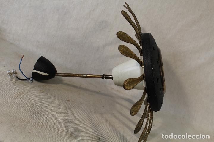 Vintage: lampara de techo en metal - Foto 6