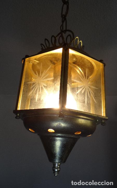 Vintage: LAMPARA FAROL VINTAGE - Foto 2