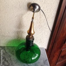 Vintage: LAMPARA RECICLADA LISTA PARA SER UTILIZADA - VINTA GE - RETRO AÑOS 70. Lote 125452400