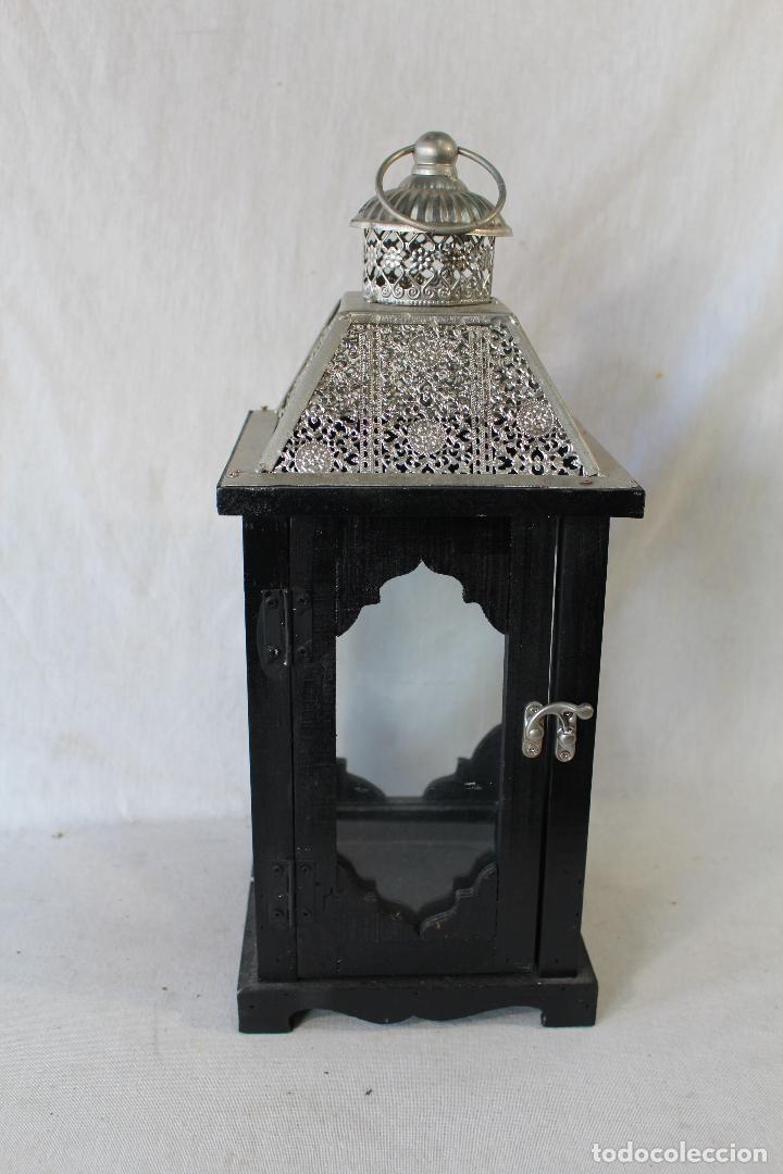 Vintage: farol en madera y metal - Foto 5