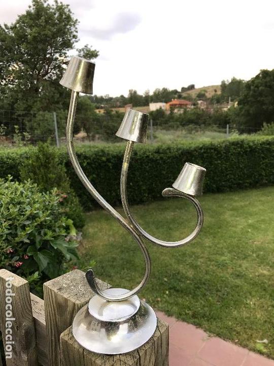 Vintage: Candelabro metal dise&ntilde;o - Foto 1