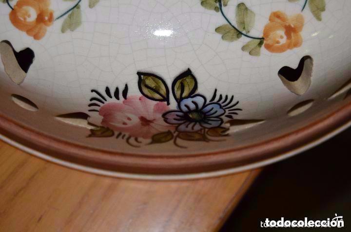 Vintage: Pantalla de l&aacute;mpara de porcelana - Foto 2