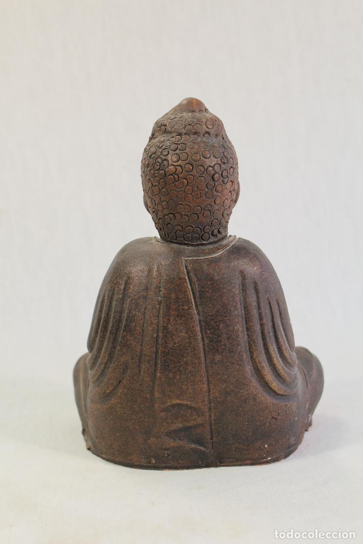 Vintage: buda candelabro en terracota - Foto 3