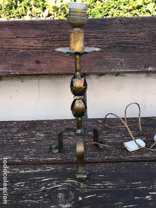Vintage: Lampara oro viejo - Foto 1