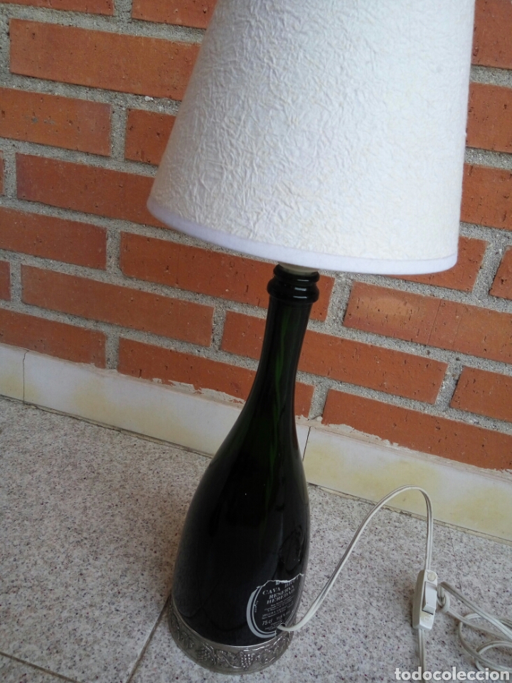 Vintage: Lampara, botella cava, de la viuda, - Foto 2