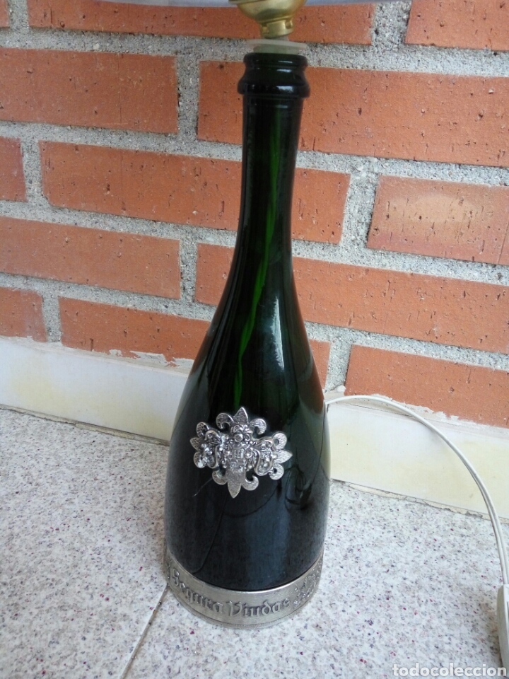 Vintage: Lampara, botella cava, de la viuda, - Foto 4