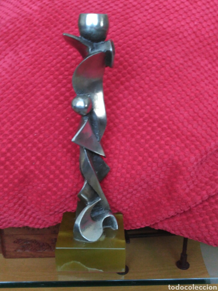 Vintage: Candelabro en Acero y marmol - Foto 1