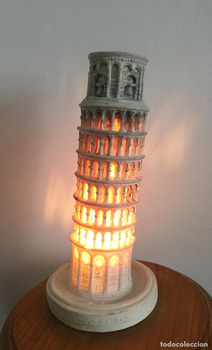 Vintage: CURIOSA LAMPARA VINTAGE DE LA TORRE DE PISA - Foto 1