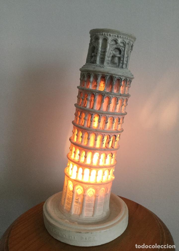 Vintage: CURIOSA LAMPARA VINTAGE DE LA TORRE DE PISA - Foto 4