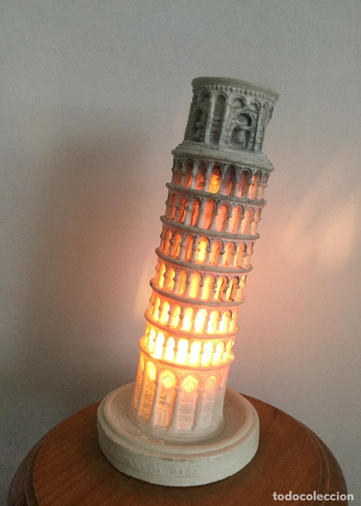 Vintage: CURIOSA LAMPARA VINTAGE DE LA TORRE DE PISA - Foto 7