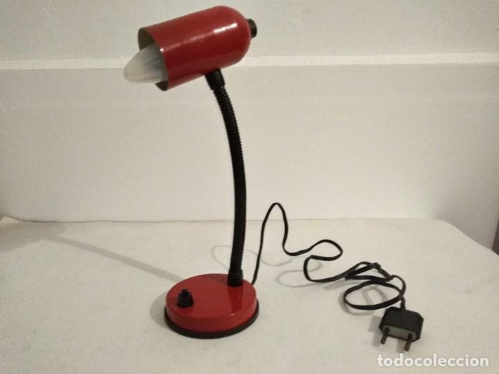 Vintage: LAMPARA FLEXO SOBREMESA DE METAL - Foto 3
