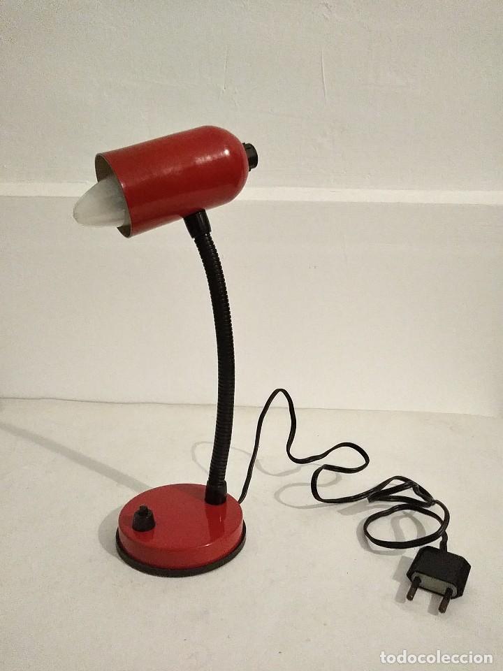 Vintage: LAMPARA FLEXO SOBREMESA DE METAL - Foto 4