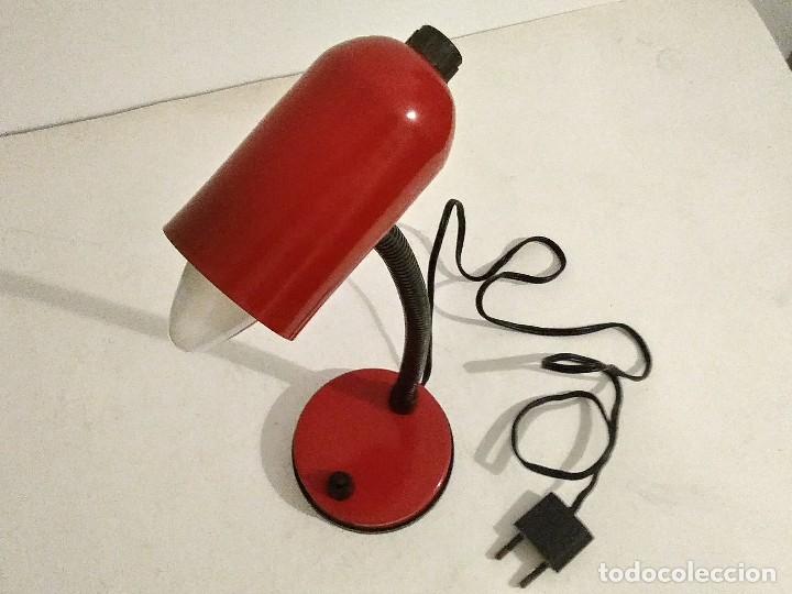 Vintage: LAMPARA FLEXO SOBREMESA DE METAL - Foto 7