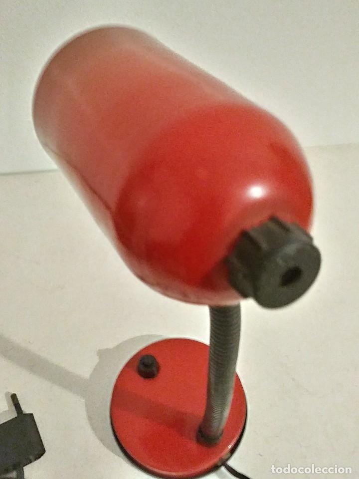 Vintage: LAMPARA FLEXO SOBREMESA DE METAL - Foto 10
