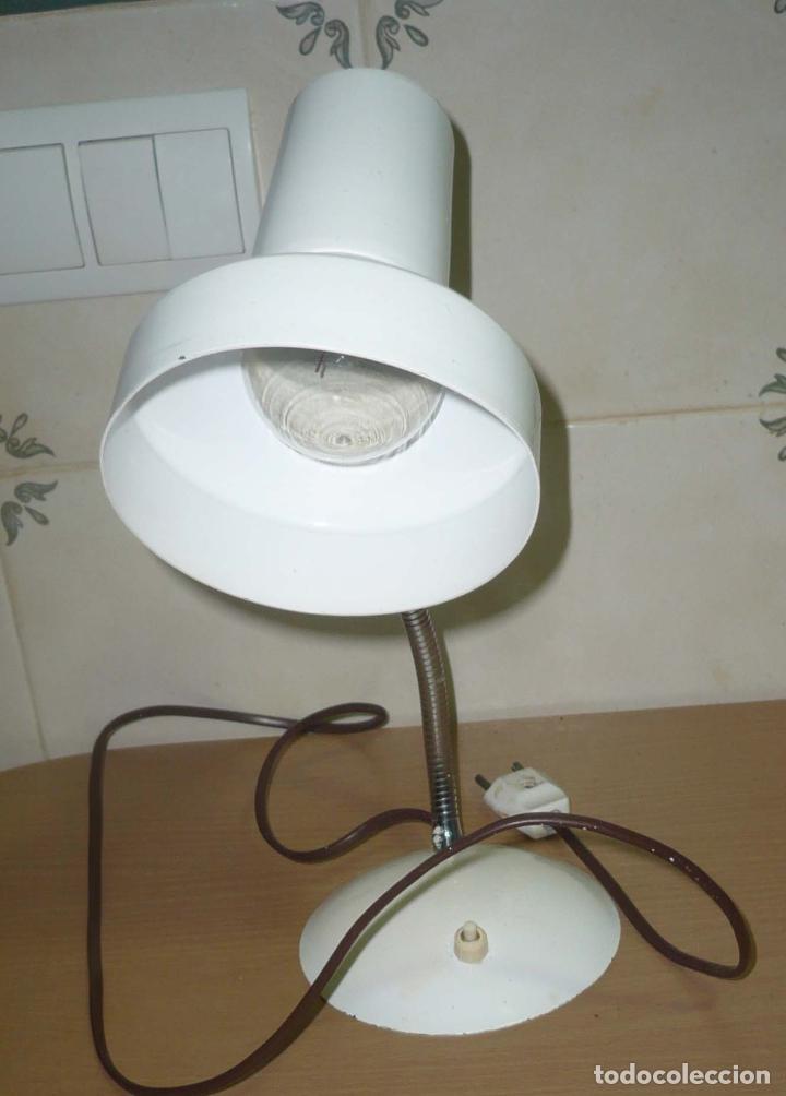 Vintage: Flexo en color blanco finales 60 - Foto 4