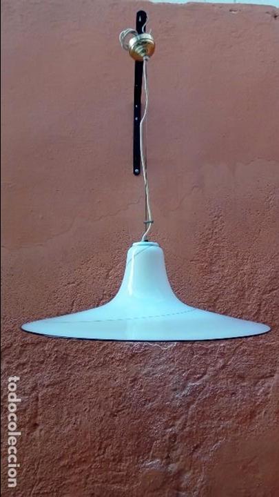 Vintage: Lampara de techo a&ntilde;os 70. - Foto 1